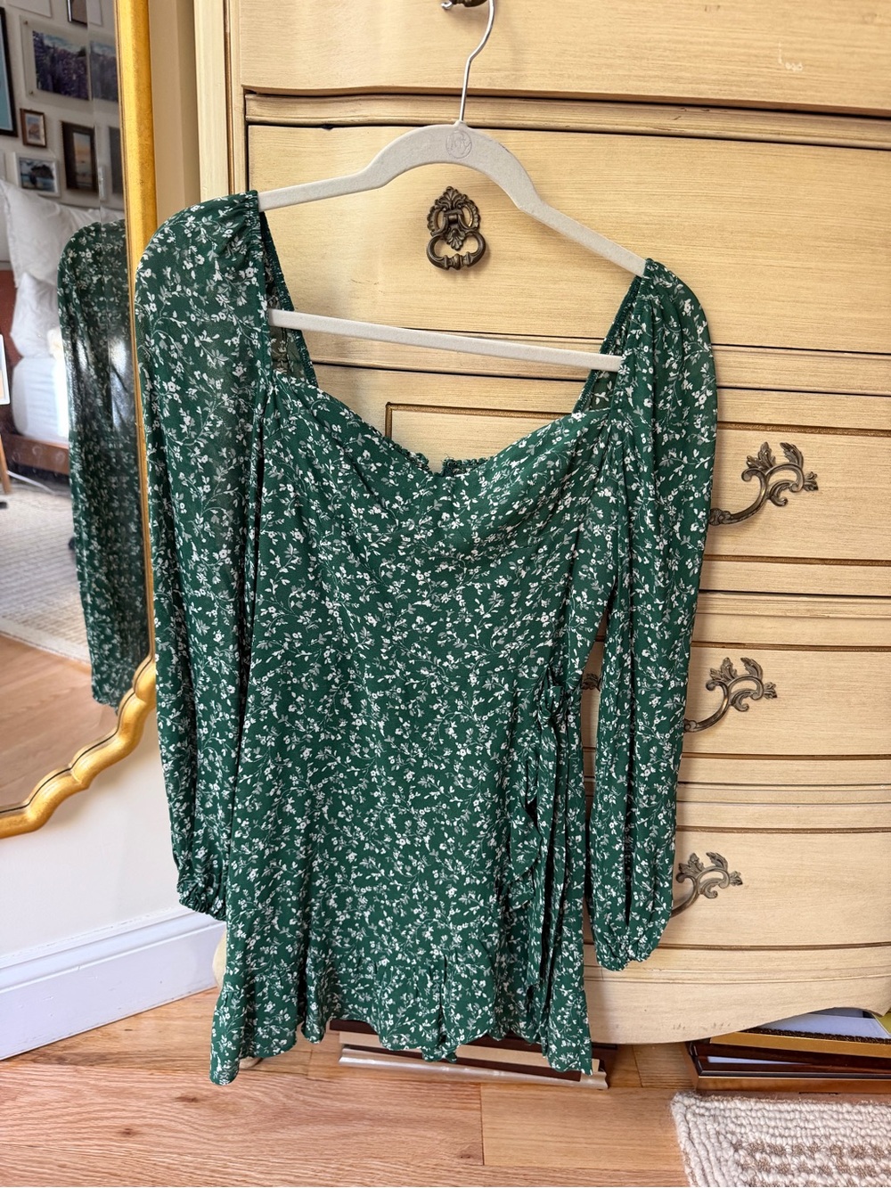 Reformation Cammi Dress in Parsley